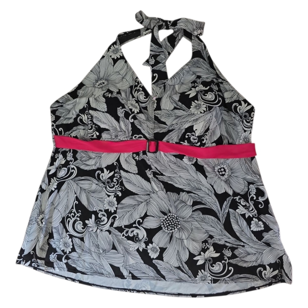 Avenue Summer Swim Top Tankini Plus Size 28